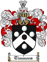 Product picture Timmons Family Crest  Timmons Coat of Arms