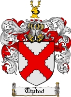 Product picture Tiptod Family Crest  Tiptod Coat of Arms