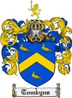 Product picture Tomkyns Family Crest  Tomkyns Coat of Arms