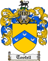 Product picture Tootell Family Crest  Tootell Coat of Arms