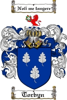 Product picture Torbyn Family Crest  Torbyn Coat of Arms