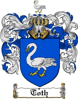 Product picture Toth Family Crest  Toth Coat of Arms