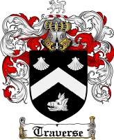 Product picture Traverse Family Crest  Traverse Coat of Arms