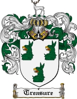 Product picture Treasure Family Crest  Treasure Coat of Arms