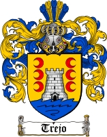 Product picture Trejo Family Crest  Trejo Coat of Arms