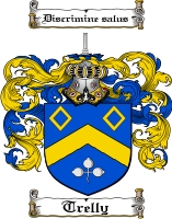 Product picture Trelly Family Crest  Trelly Coat of Arms