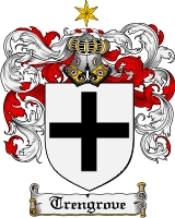 Product picture Trengrove Family Crest  Trengrove Coat of Arms