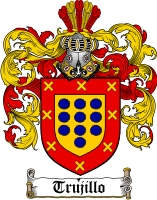 Product picture Trujillo Family Crest  Trujillo Coat of Arms