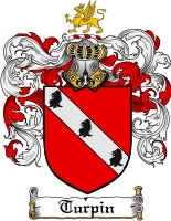 Product picture Turpin Family Crest  Turpin Coat of Arms