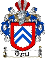 Product picture Tyrill Family Crest  Tyrill Coat of Arms