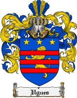 Product picture Ugues Family Crest  Ugues Coat of Arms