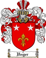 Product picture Unger Family Crest  Unger Coat of Arms