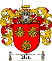 Product picture Urle Family Crest  Urle Coat of Arms