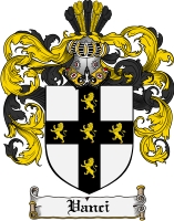 Product picture Vanci Family Crest  Vanci Coat of Arms