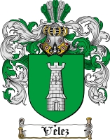 Product picture Velez Family Crest  Velez Coat of Arms