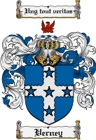 Product picture Verney Family Crest  Verney Coat of Arms