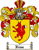 Product picture Voss Family Crest  Voss Coat of Arms