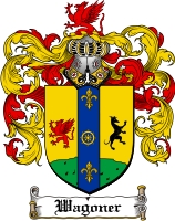 Product picture Wagoner Family Crest  Wagoner Coat of Arms