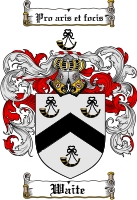 Product picture Waite Family Crest  Waite Coat of Arms