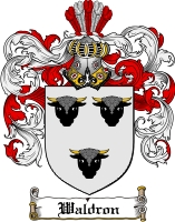 Product picture Waldron Family Crest  Waldron Coat of Arms