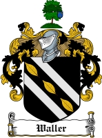 Product picture Waller Family Crest  Waller Coat of Arms