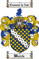 Product picture Warde Family Crest  Warde Coat of Arms