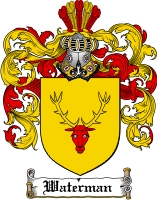 Product picture Waterman Family Crest  Waterman Coat of Arms