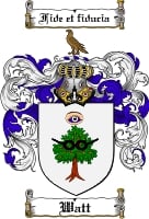 Product picture Watt Family Crest  Watt Coat of Arms