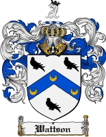 Product picture Wattson Family Crest  Wattson Coat of Arms