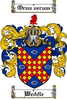 Product picture Weddle Family Crest  Weddle Coat of Arms