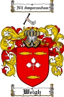 Product picture Weigh Family Crest  Weigh Coat of Arms