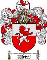 Product picture Weiss Family Crest  Weiss Coat of Arms