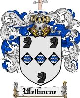 Product picture Welborne Family Crest  Welborne Coat of Arms