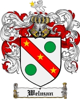Product picture Welman Family Crest  Welman Coat of Arms