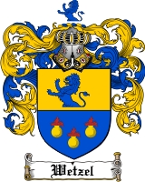 Product picture Wetzel Family Crest  Wetzel Coat of Arms