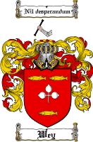 Product picture Wey Family Crest  Wey Coat of Arms