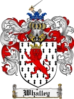 Product picture Whalley Family Crest  Whalley Coat of Arms