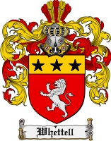 Product picture Whettell Family Crest  Whettell Coat of Arms