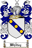 Product picture Whitley Family Crest  Whitley Coat of Arms