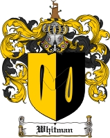 Product picture Whitman Family Crest  Whitman Coat of Arms