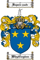 Product picture Whyttington Family Crest  Whyttington Coat of Arms