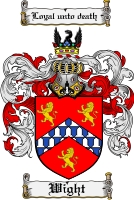 Product picture Wight Family Crest  Wight Coat of Arms