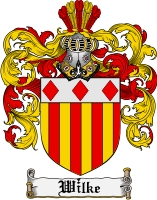 Product picture Wilke Family Crest  Wilke Coat of Arms