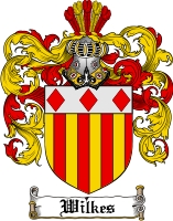 Product picture Wilkes Family Crest  Wilkes Coat of Arms