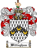 Product picture Willingham Family Crest  Willingham Coat of Arms