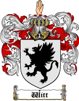 Product picture Witt Family Crest  Witt Coat of Arms