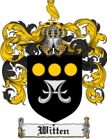 Product picture Witten Family Crest  Witten Coat of Arms