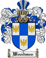 Product picture Woodeson Family Crest  Woodeson Coat of Arms