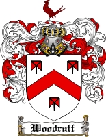 Product picture Woodruff Family Crest  Woodruff Coat of Arms
