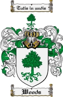Product picture Woods Family Crest  Woods Coat of Arms